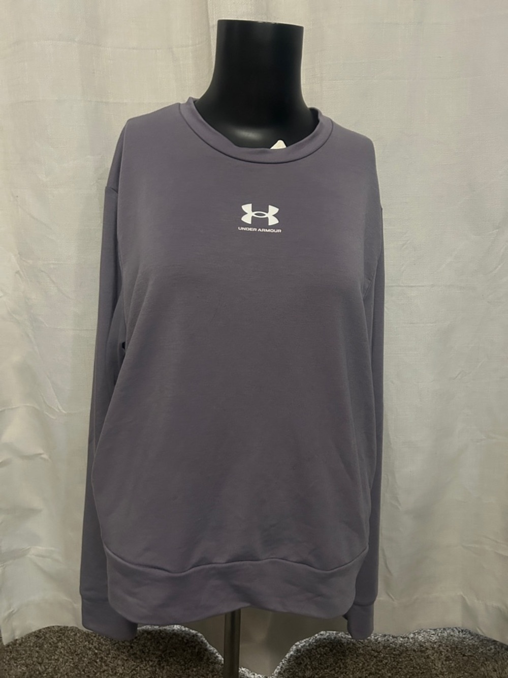 Under Armour Dusty Lavender Logo Crewneck Sweatshirt